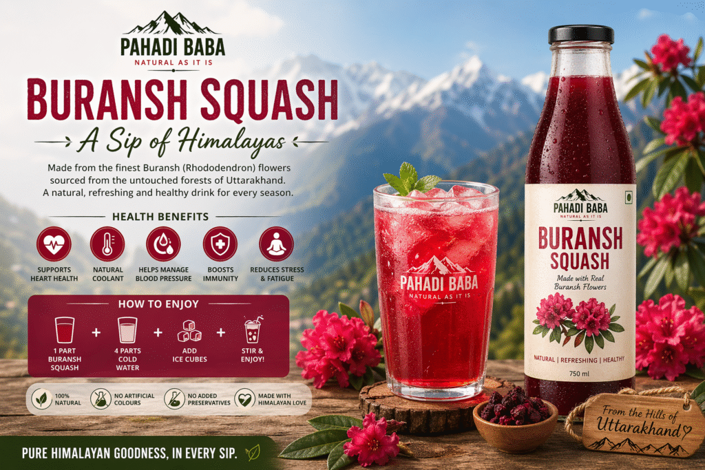 Buransh Juice Uttarakhand